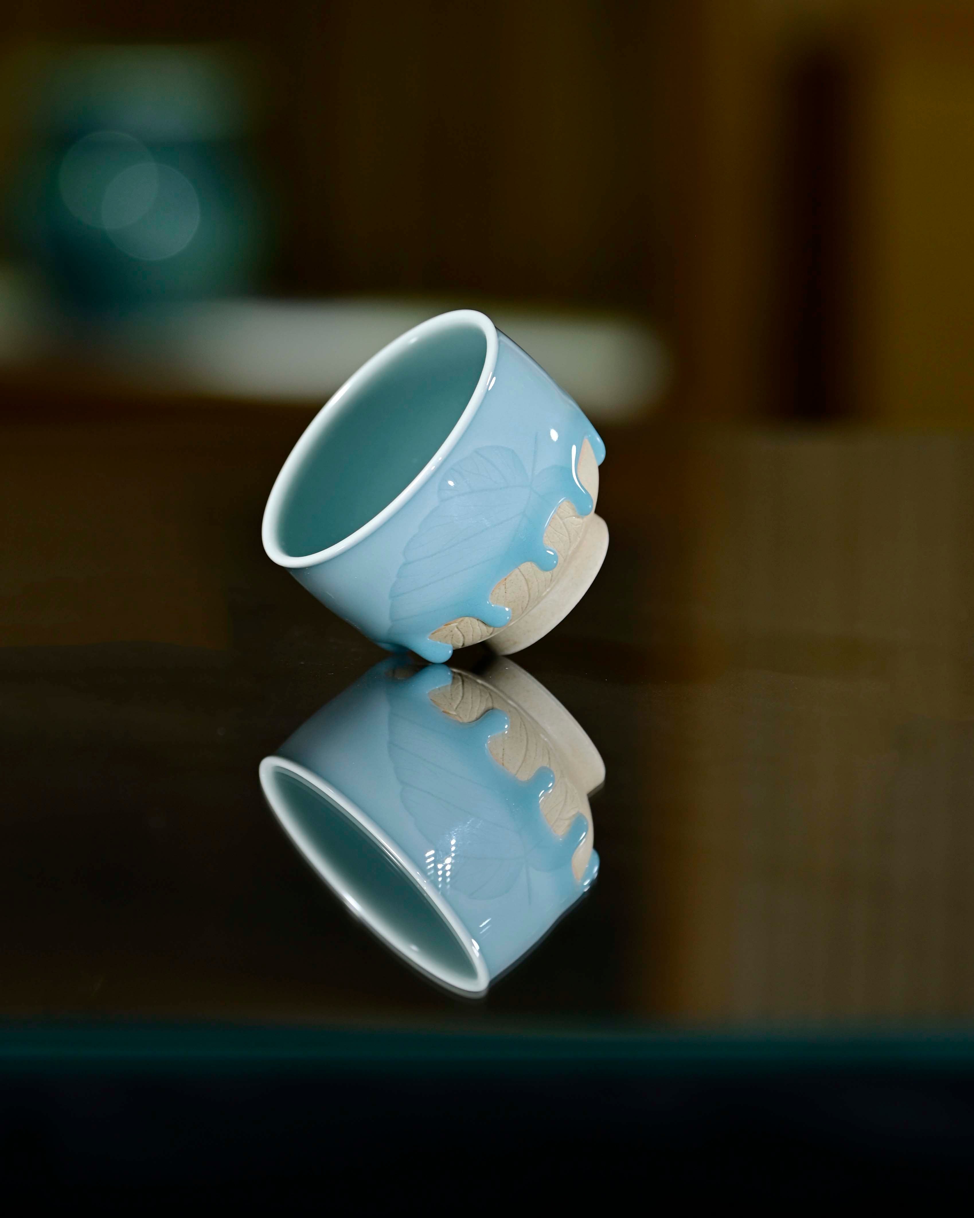 Huang wei's Works-Cyan Dew Drop-Zen Heart CupNo. 41