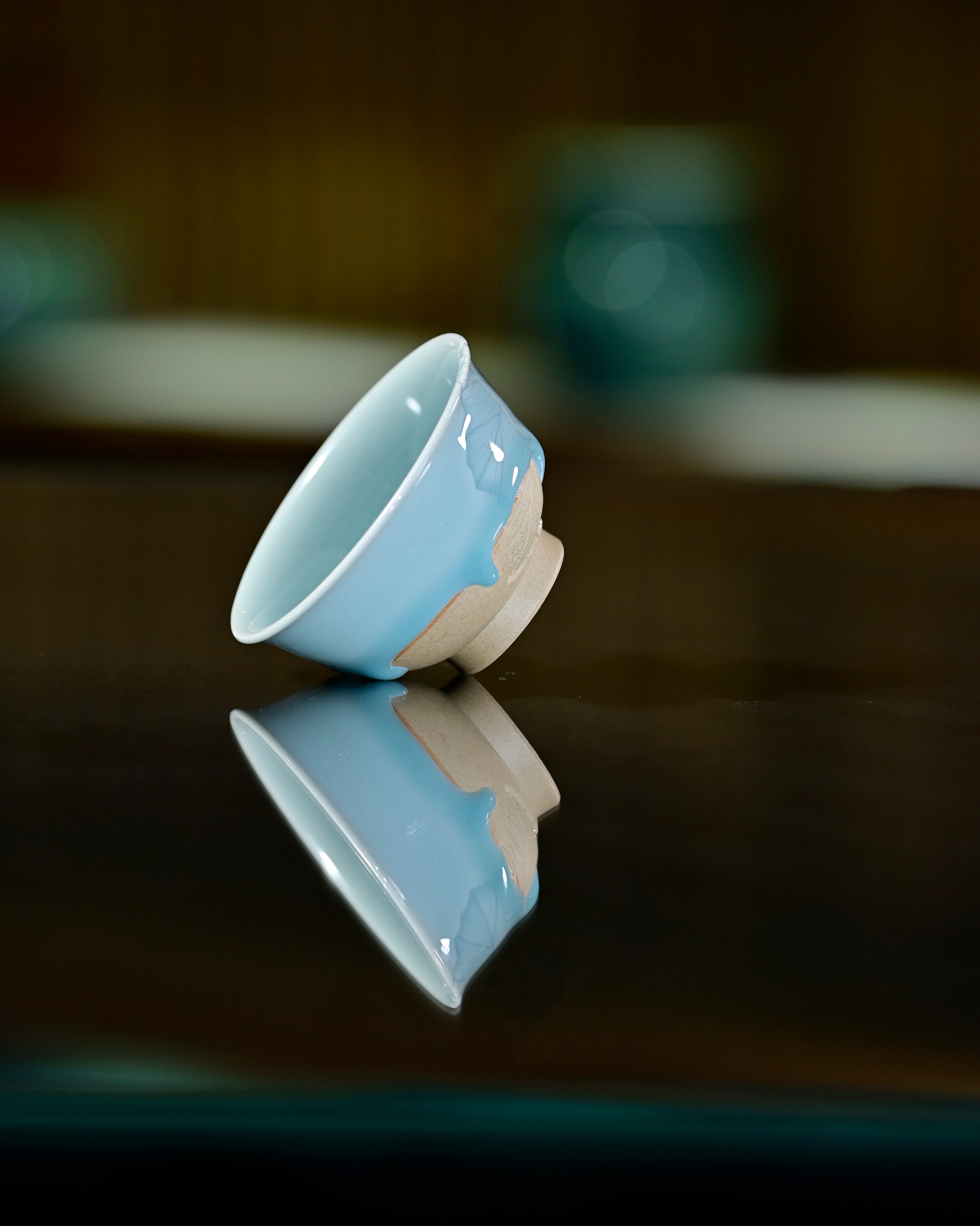 Huang wei's Works-Cyan Dew Drop-Bell CupNo. 45