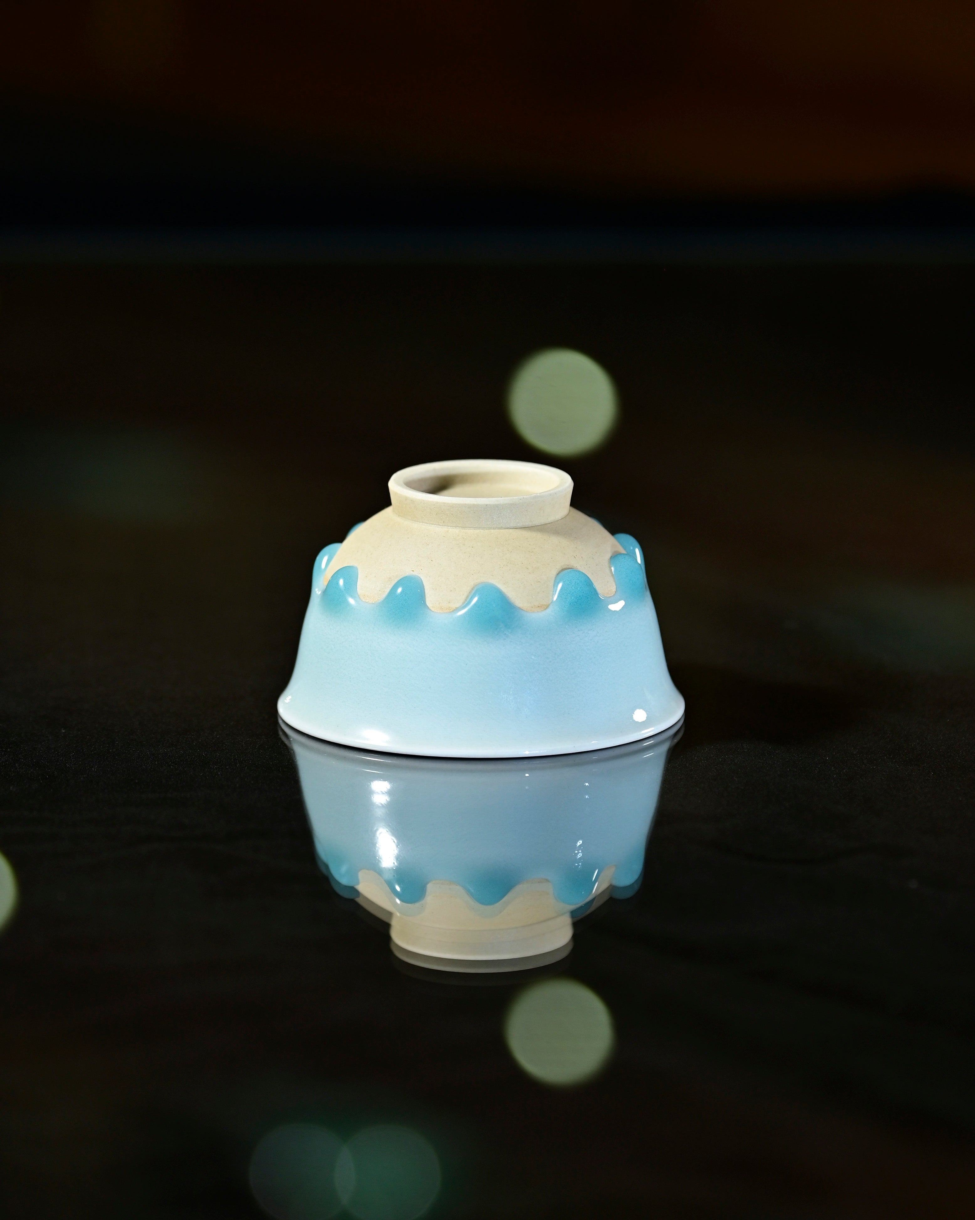 Huang wei's Works-Cyan Dew Drop-Bell CupNo. 47