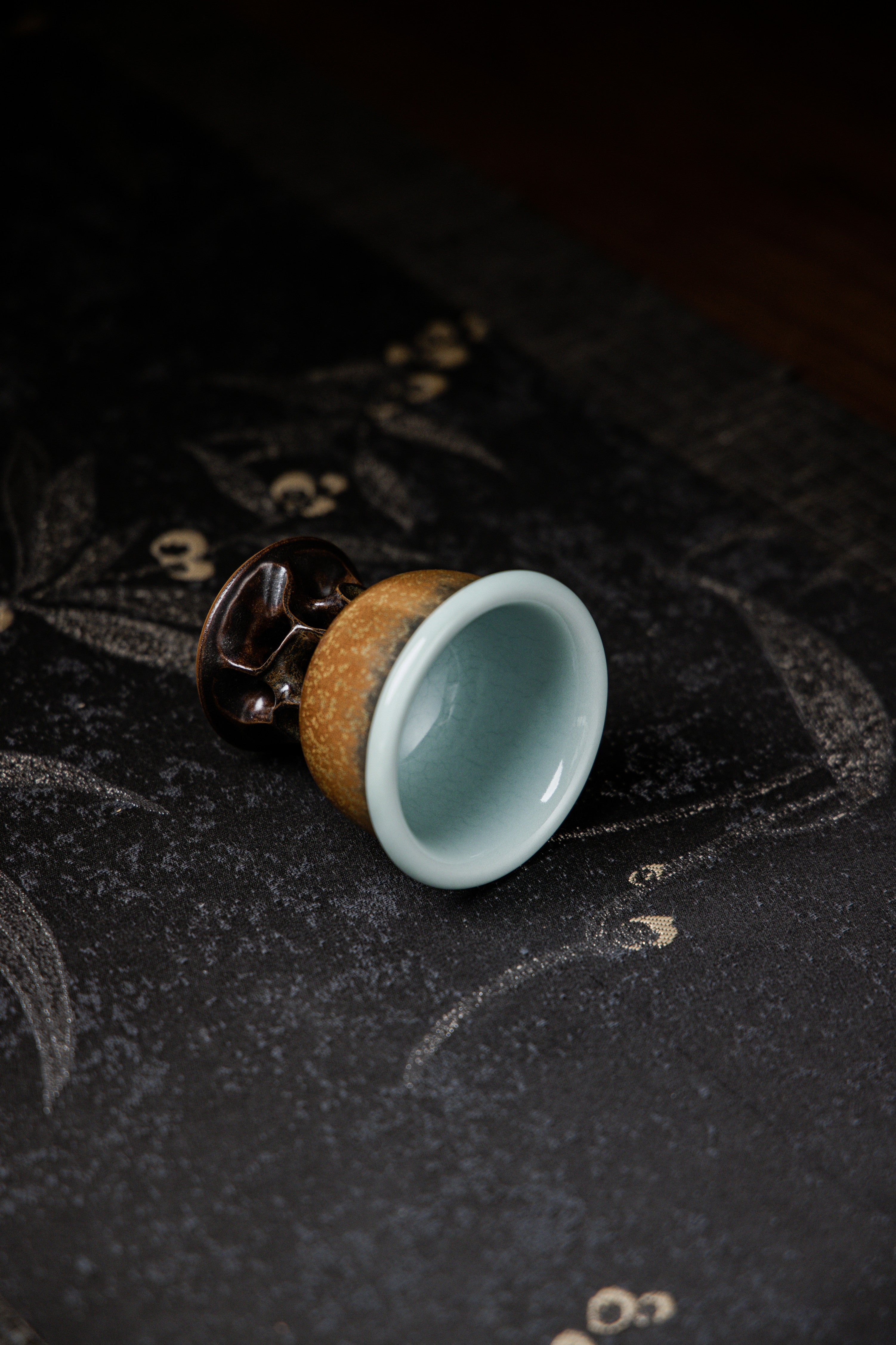 Huang Ke's Works-Taiping Cup with Dual Glaze Combination