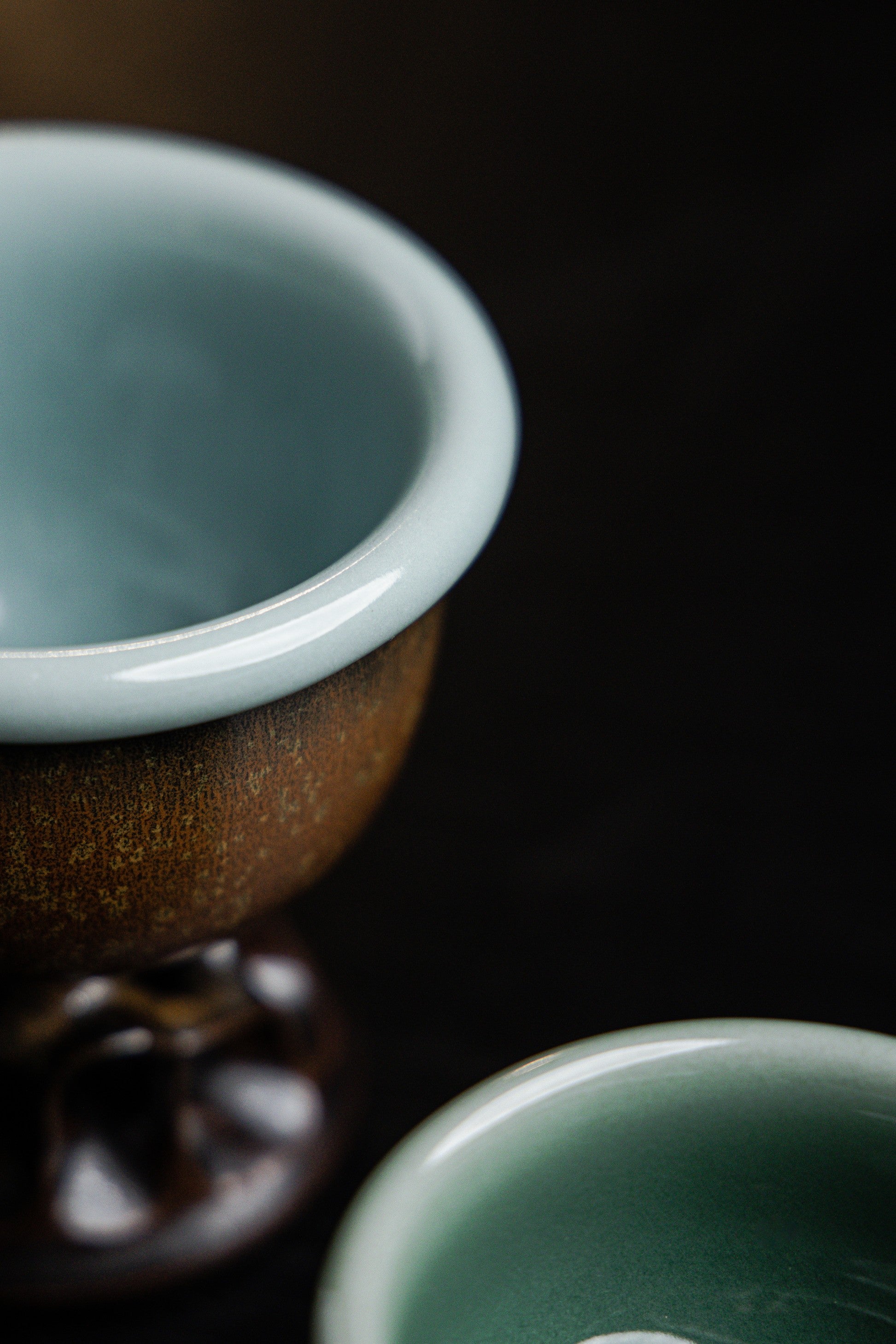Huang Ke's Works-Taiping Cup with Dual Glaze Combination