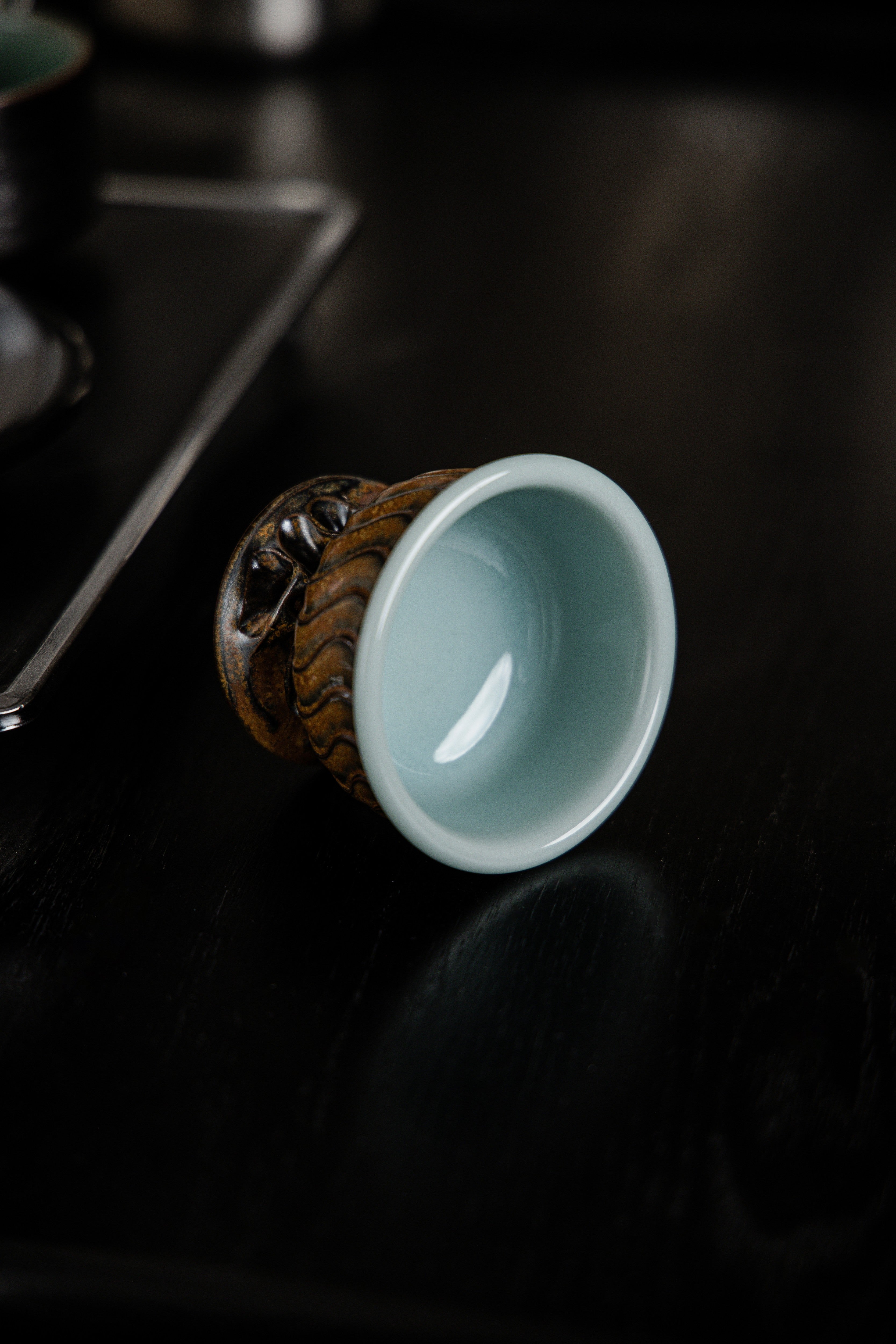 Huang Ke's Works-Tall hollowed-out master cup