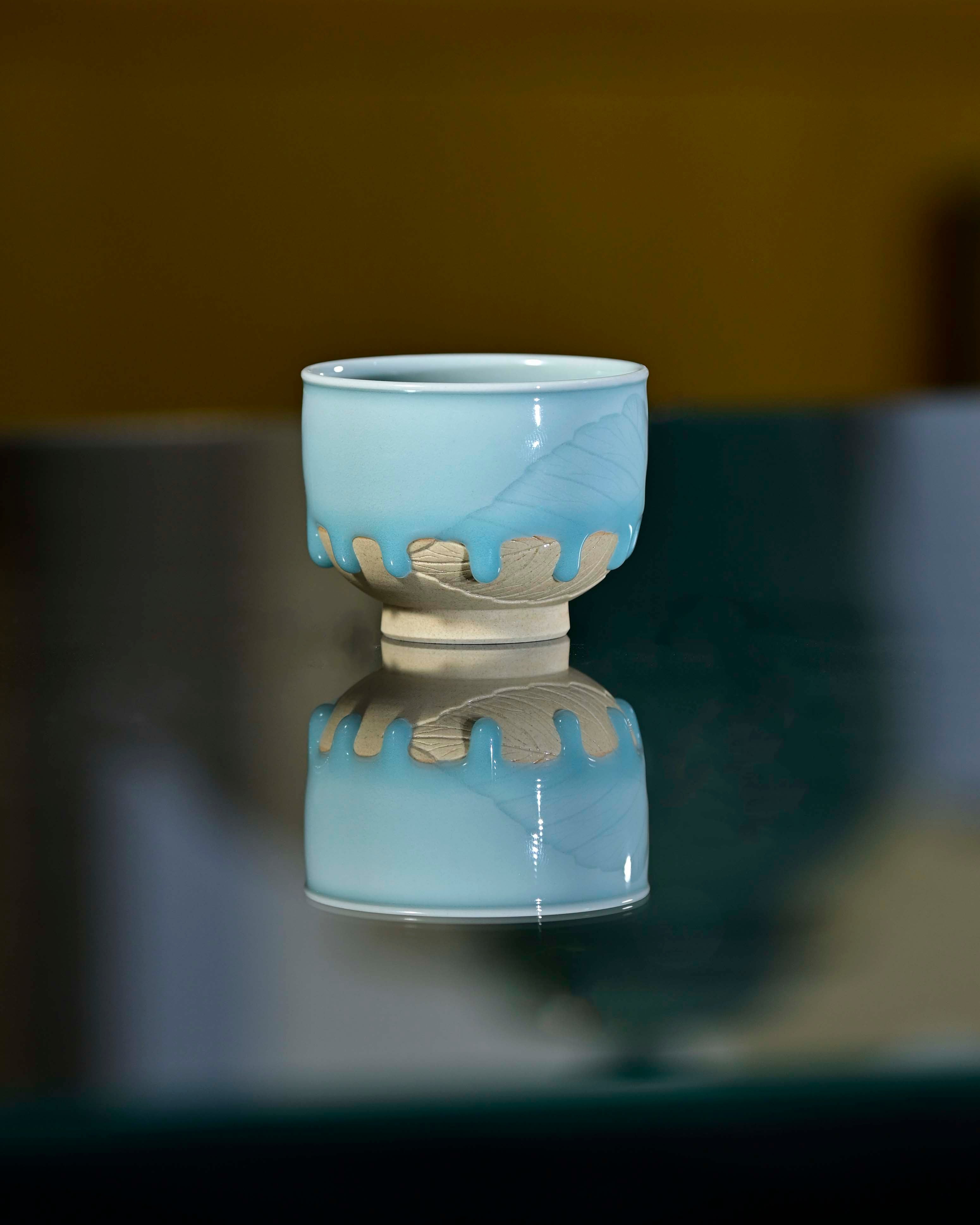 Huang wei's Works-Cyan Dew Drop-Zen Heart CupNo. 41