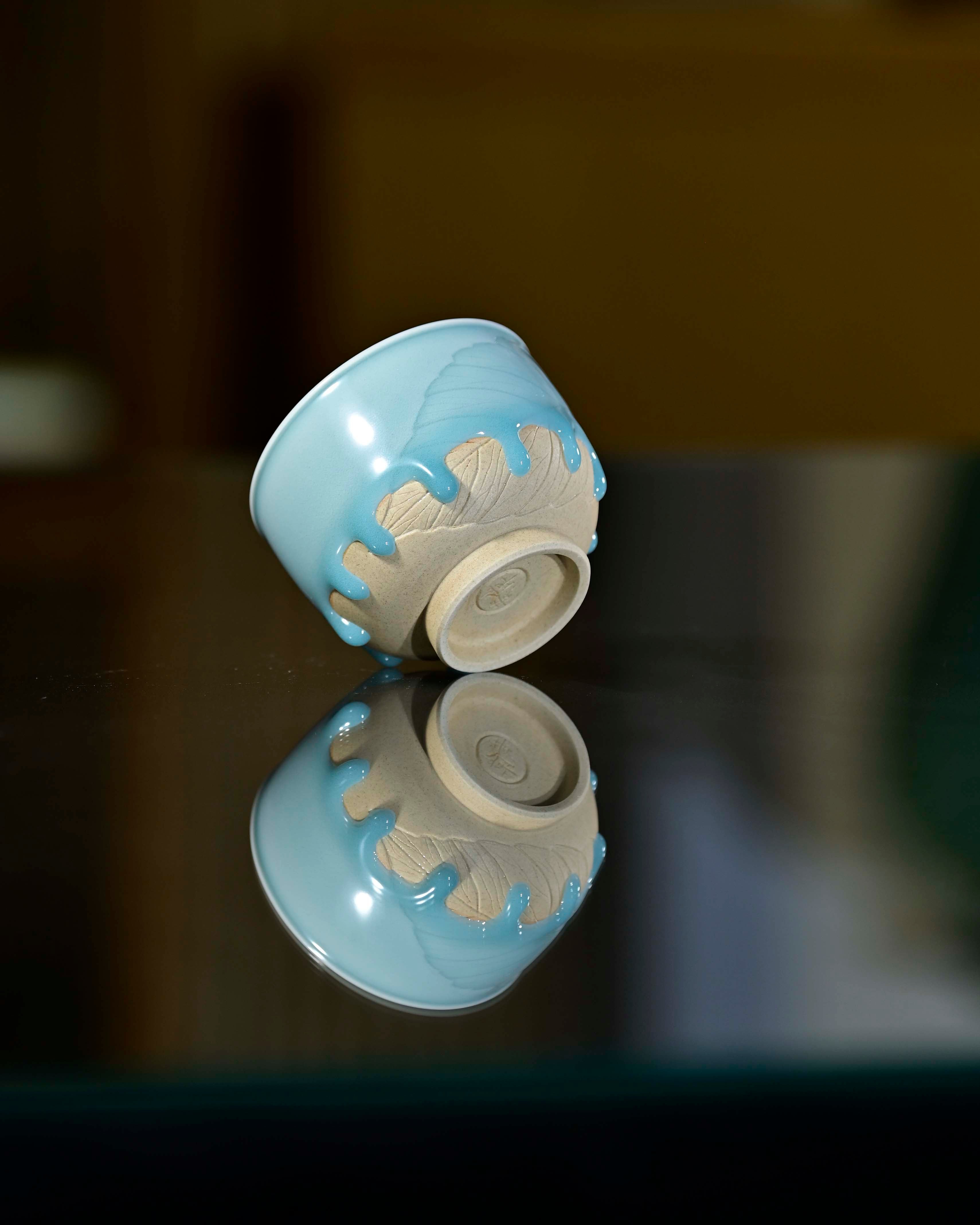 Huang wei's Works-Cyan Dew Drop-Zen Heart CupNo. 41