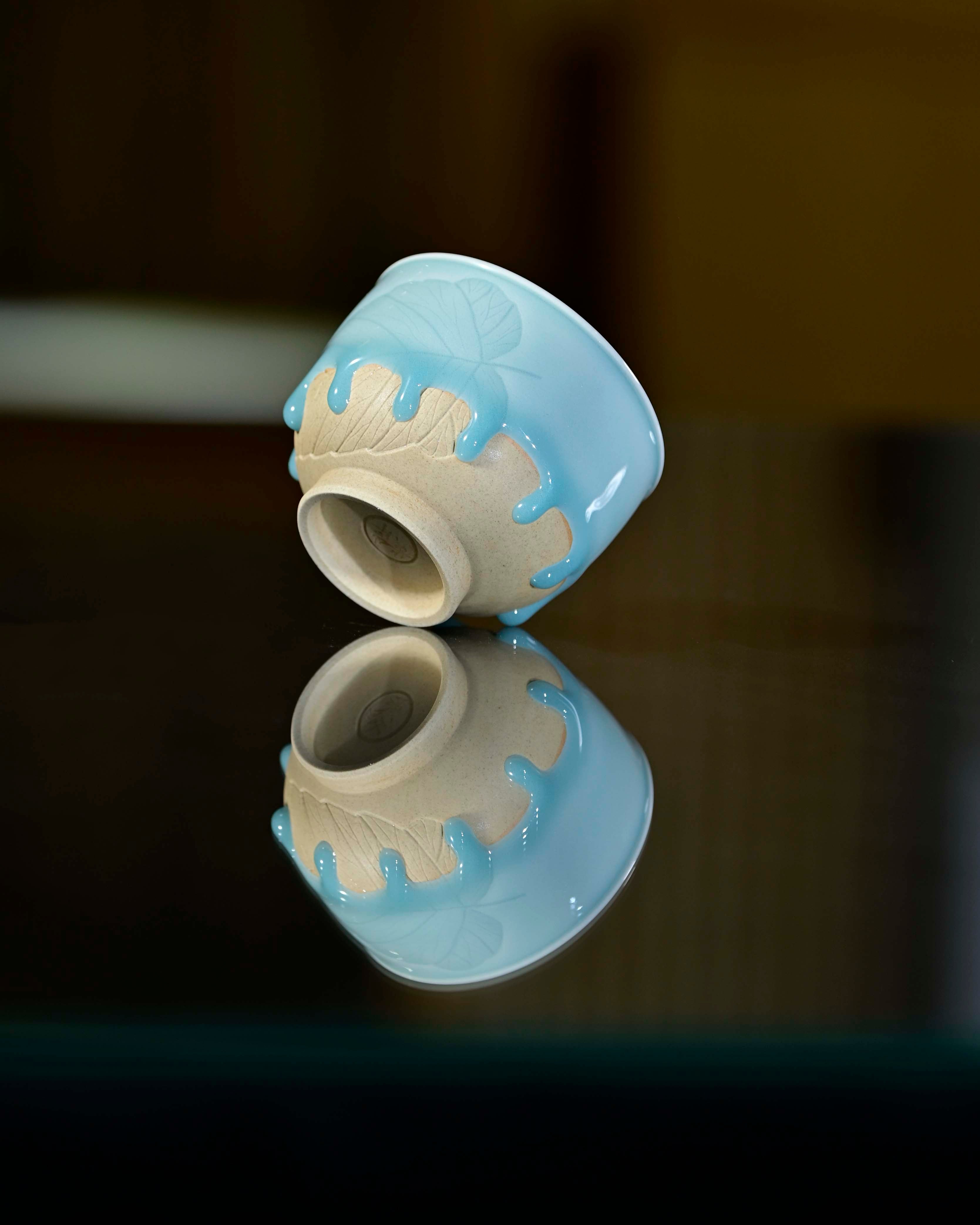 Huang wei's Works-Cyan Dew Drop-Zen Heart CupNo. 41