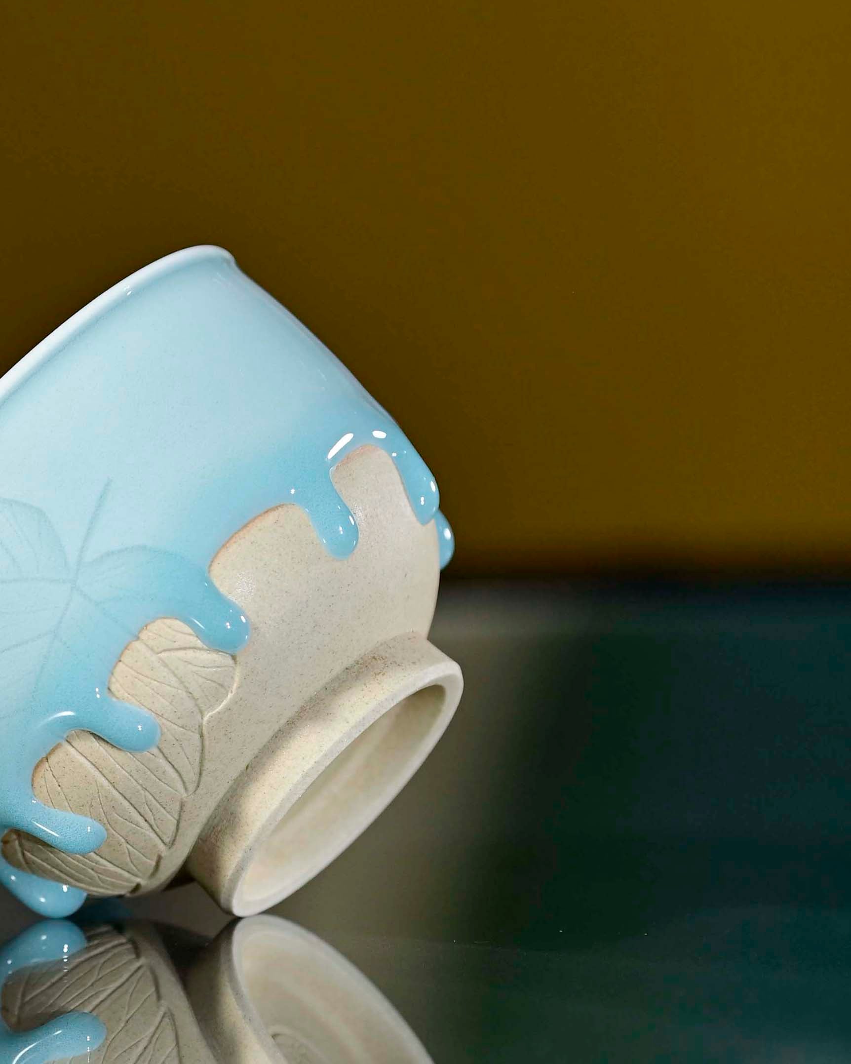 Huang wei's Works-Cyan Dew Drop-Zen Heart CupNo. 41