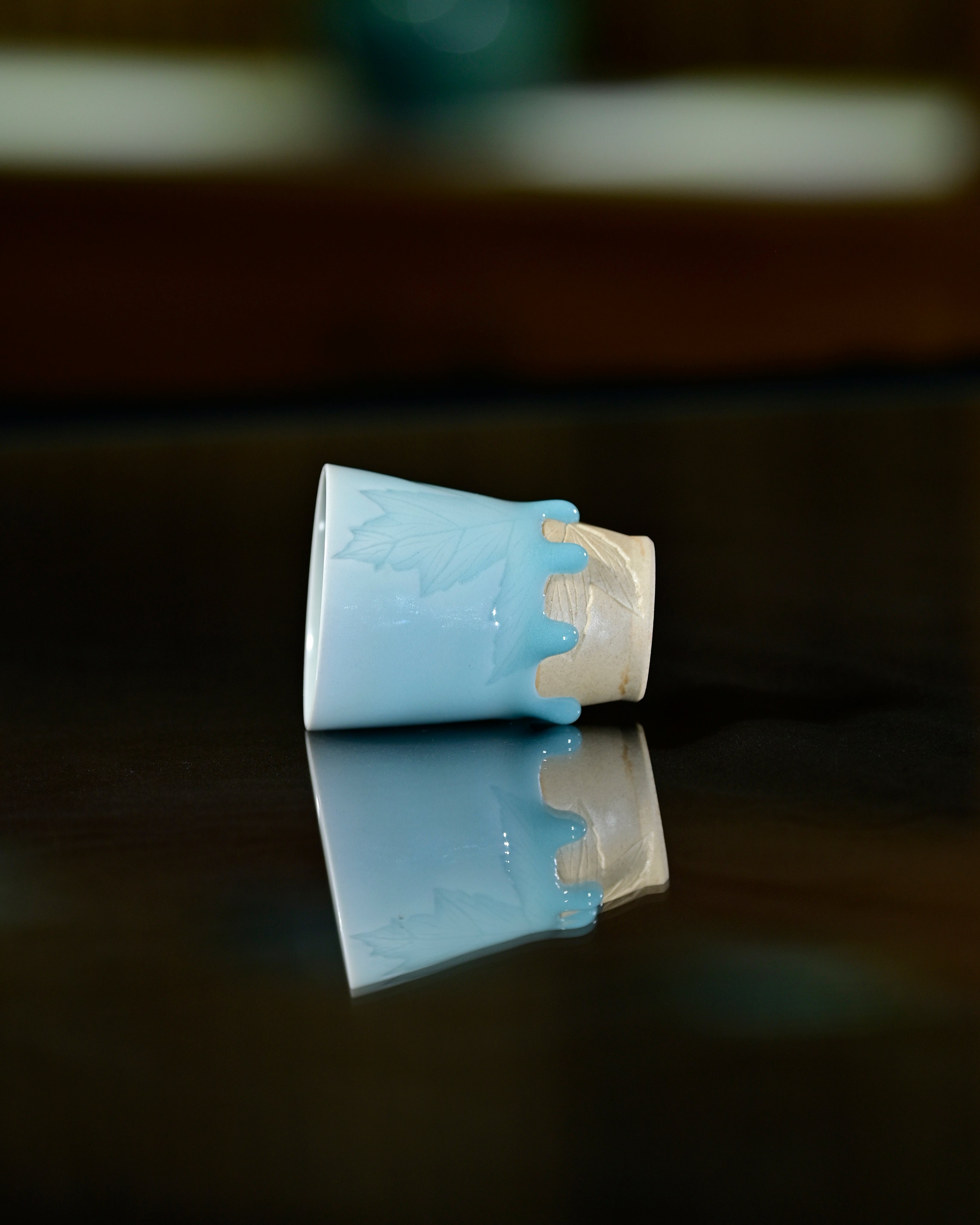 Huang wei's Works-Cyan Dew Drop-Straight cupNo. 43