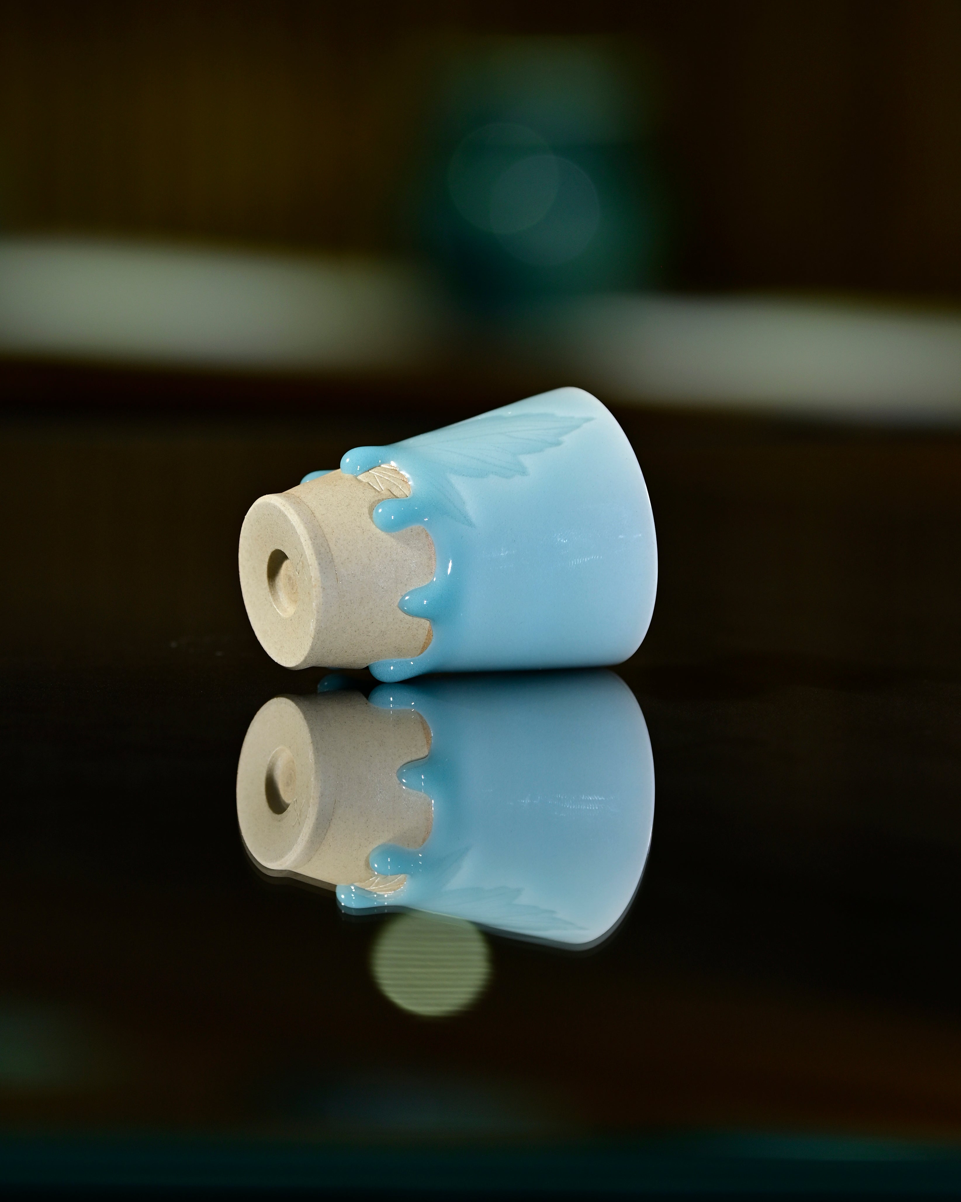 Huang wei's Works-Cyan Dew Drop-Straight cupNo. 43