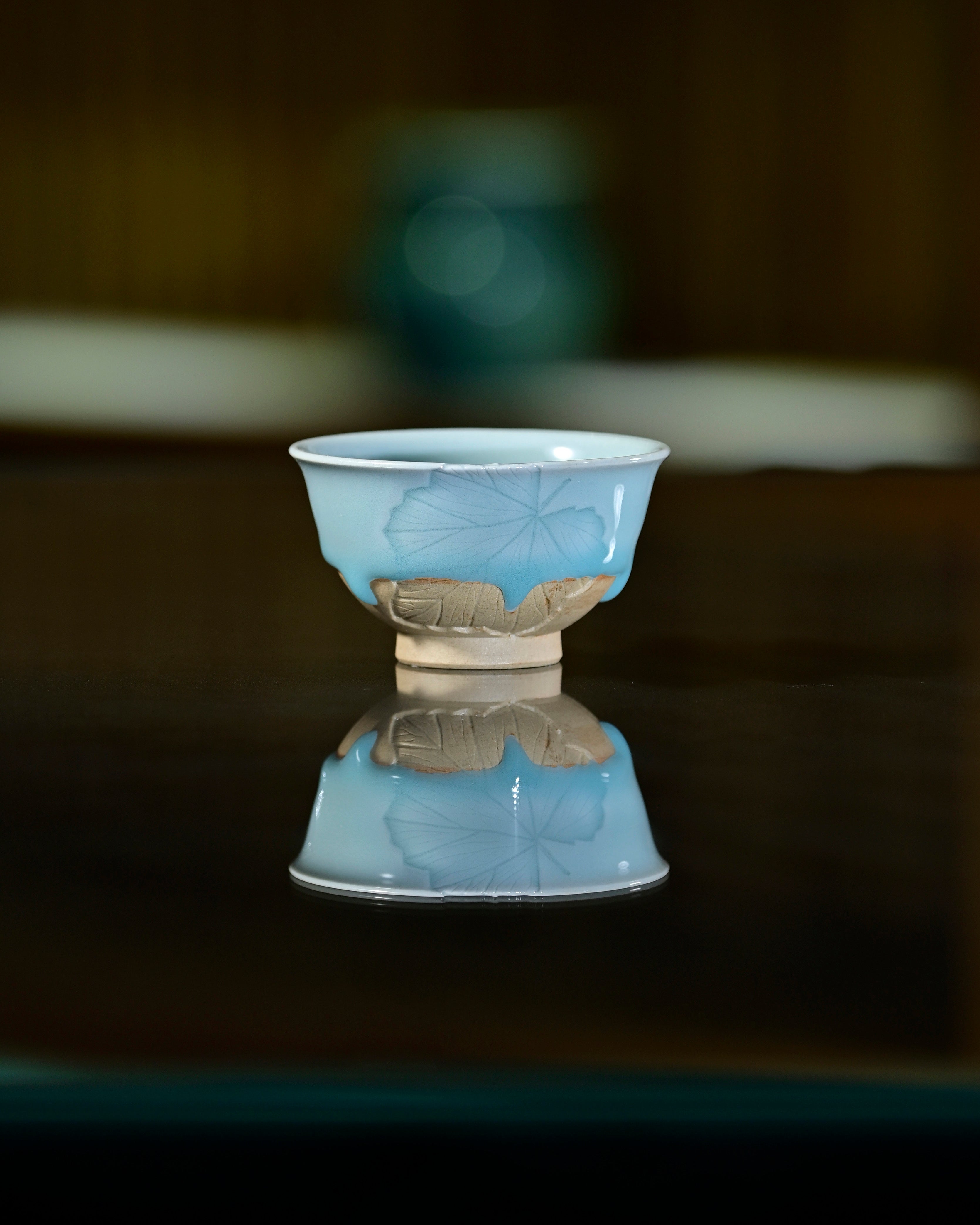 Huang wei's Works-Cyan Dew Drop-Bell CupNo. 45