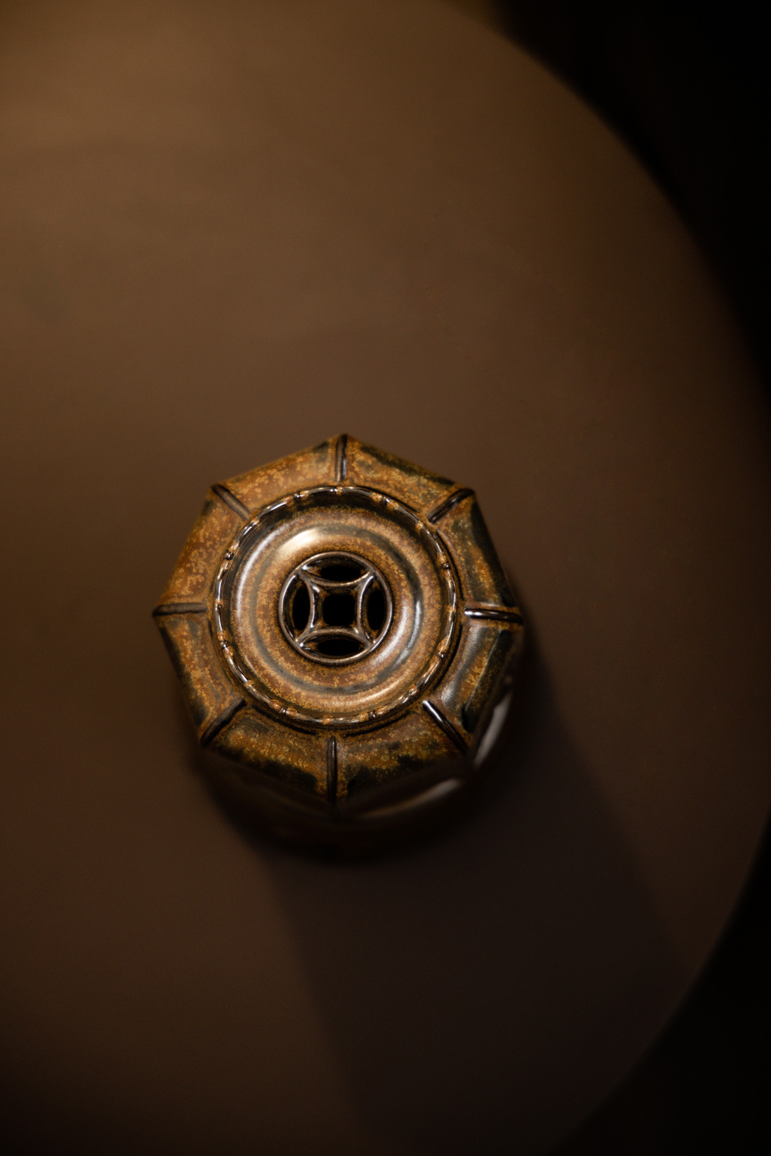 Huang Ke's Works- Gray Glaze Palace Lantern Incense Burner