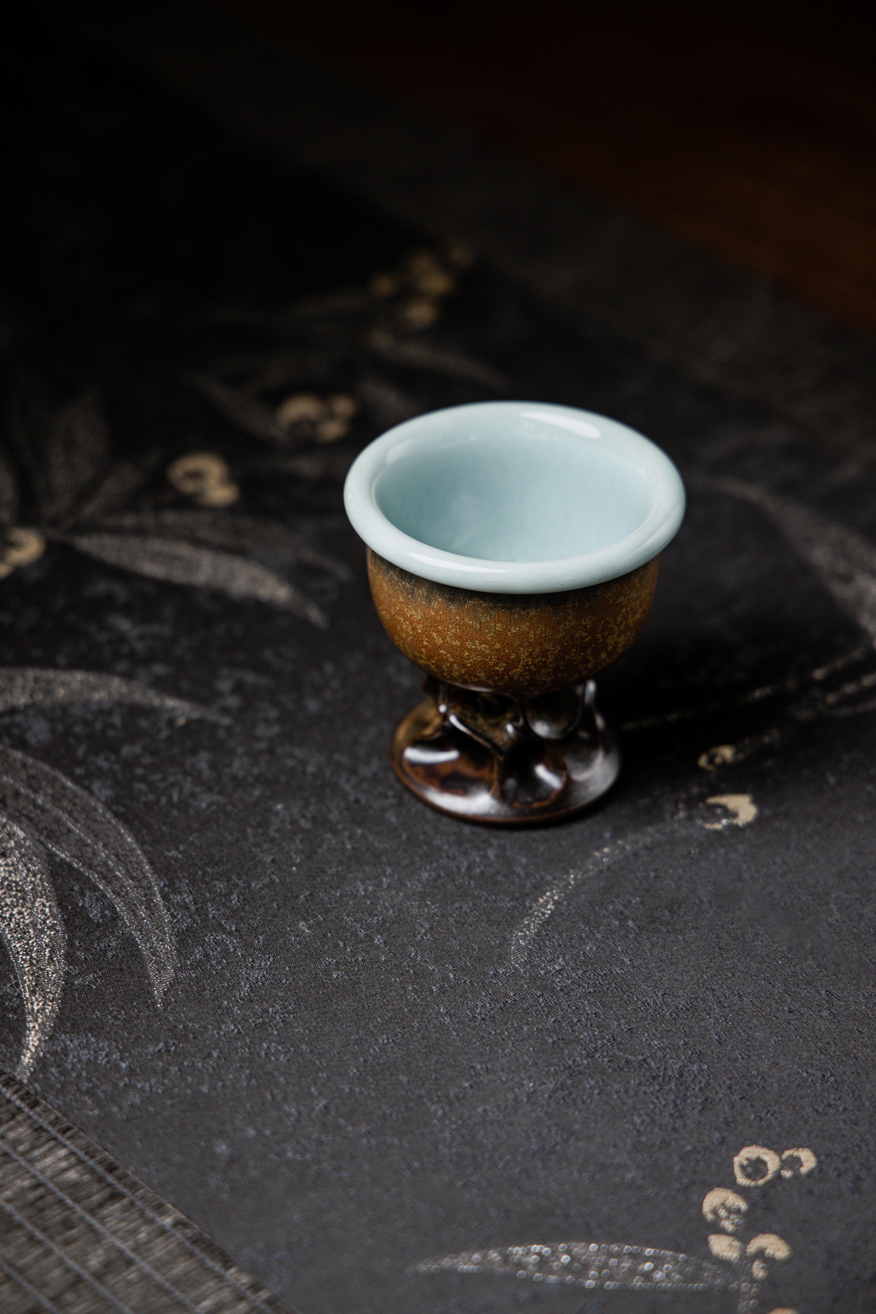 Huang Ke's Works-Taiping Cup with Dual Glaze Combination