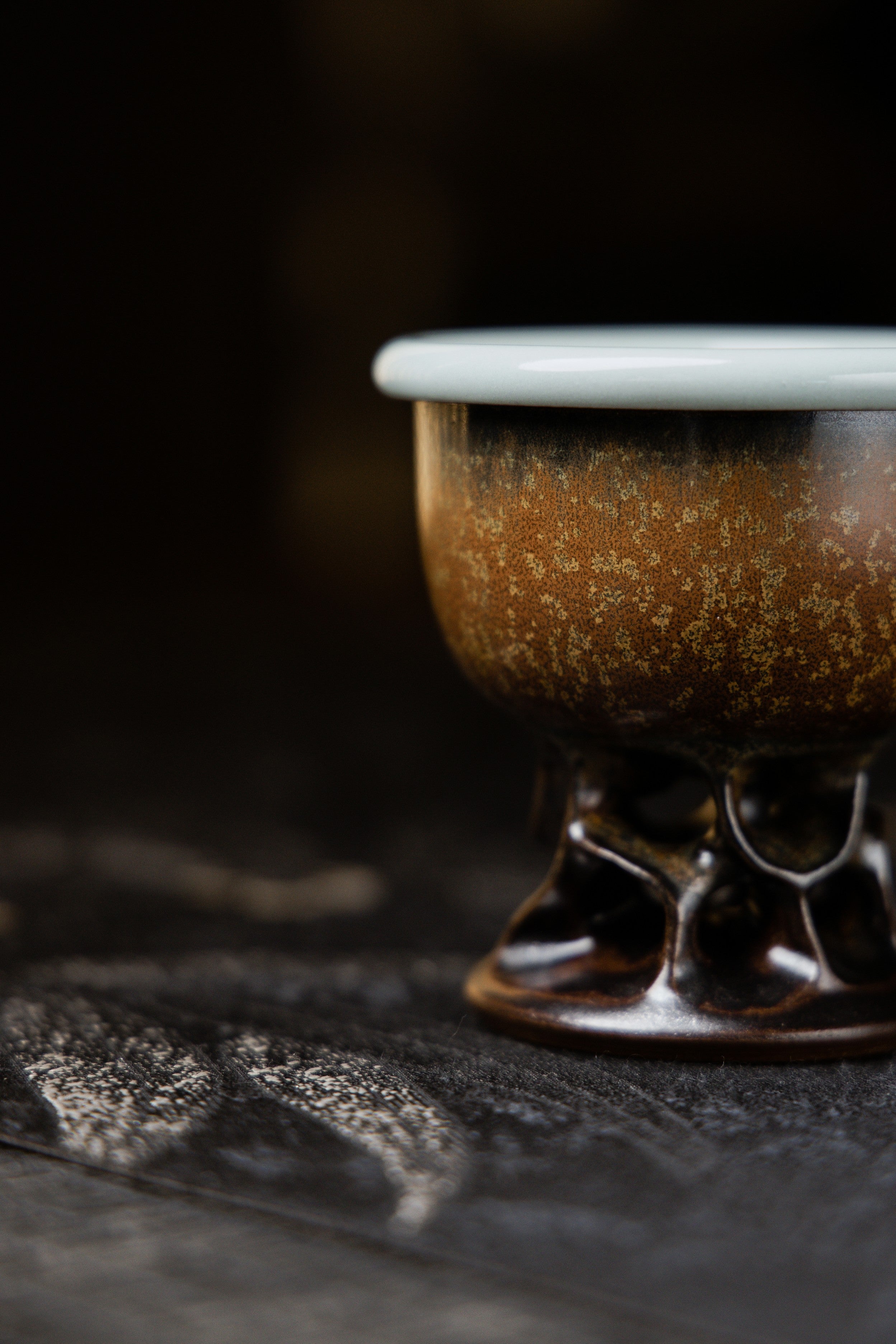 Huang Ke's Works-Taiping Cup with Dual Glaze Combination