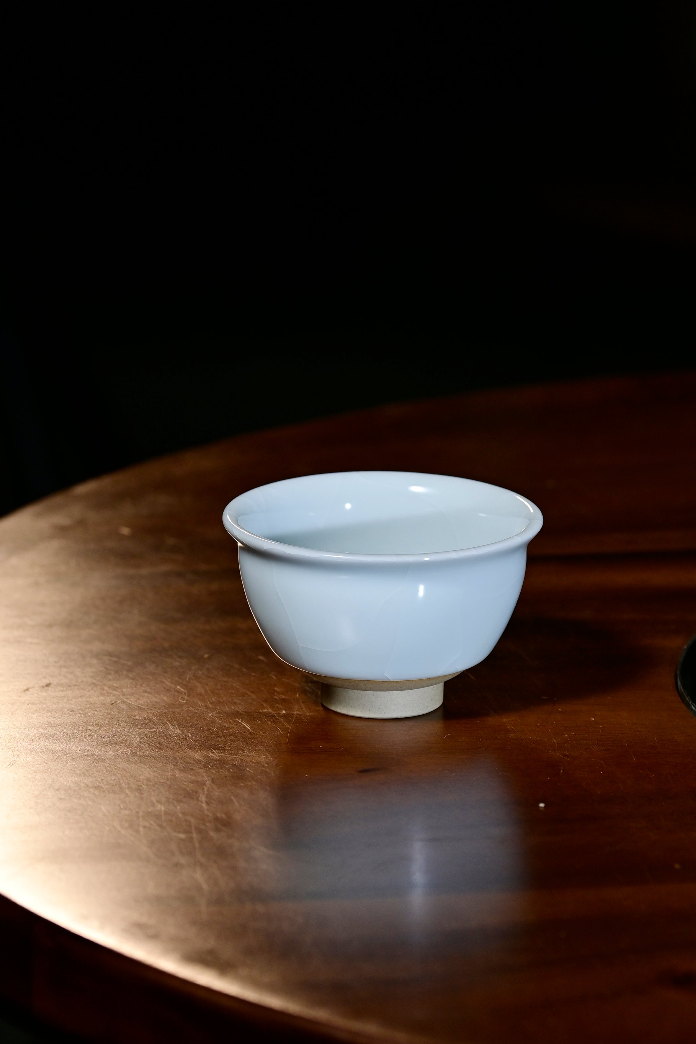 Pan Jianbo’sWorks-Moon-White Celadon Tea Tasting Cup