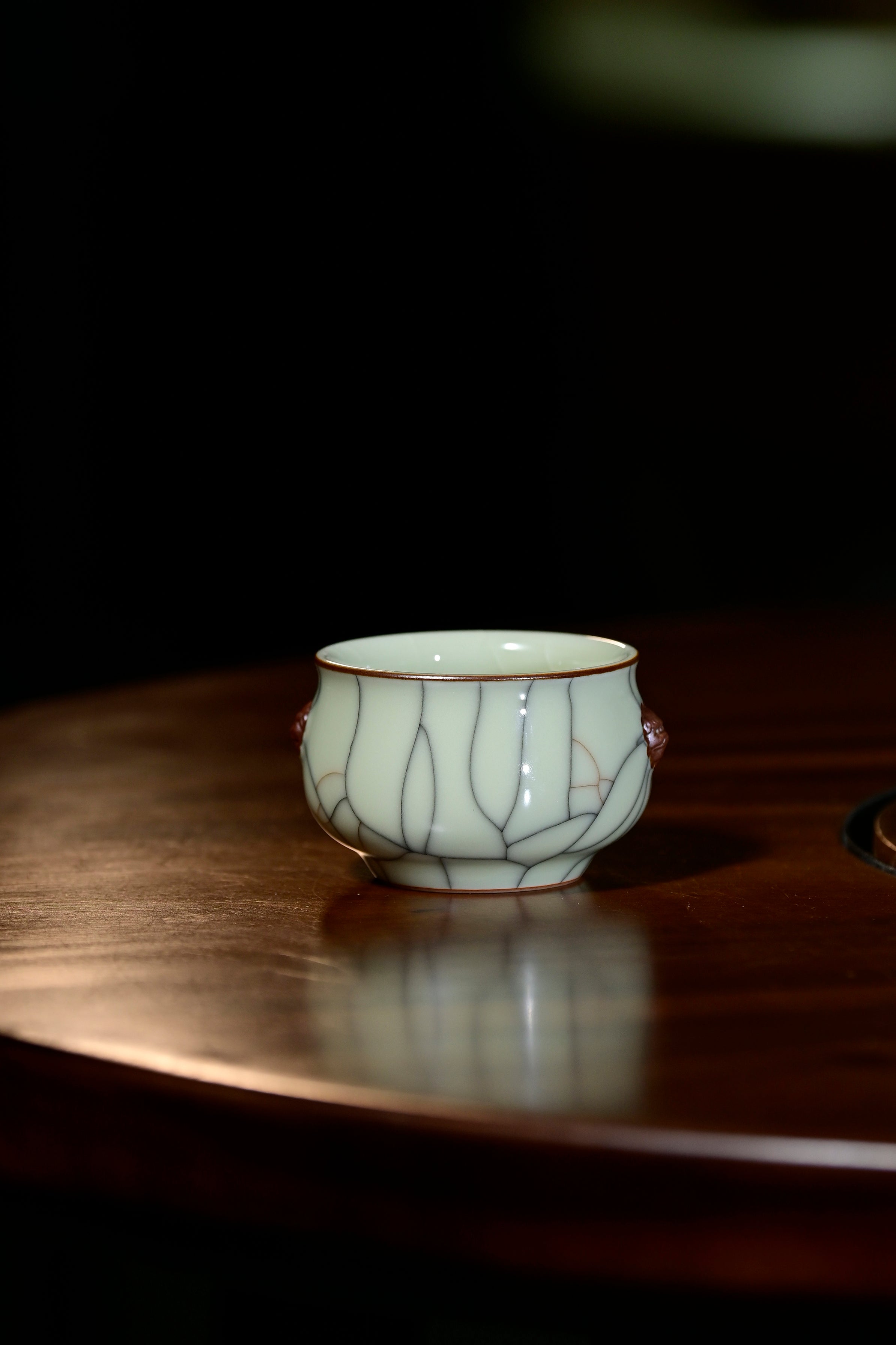 Pan Jianbo’sWorks-Cream-Yellow Celadon Tea Tasting Cup